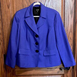 Kasper Separates Indigo Blazer Size 16W
